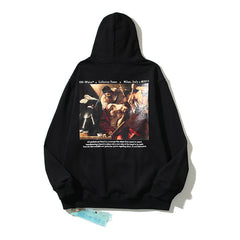 Off-White Black Renaissance Portrait Arrow Hoodie