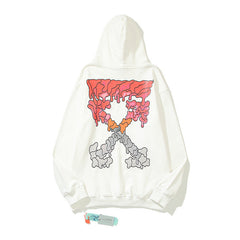 Off-White White Multi-Color Melt Block Arrow Hoodie