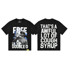 That's A Awful Lot Of Cough Syrup Free Lil Double O T-Shirt - Black
