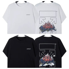 Off-White City Building Arrow Graphic Short Sleeve T-Shirt