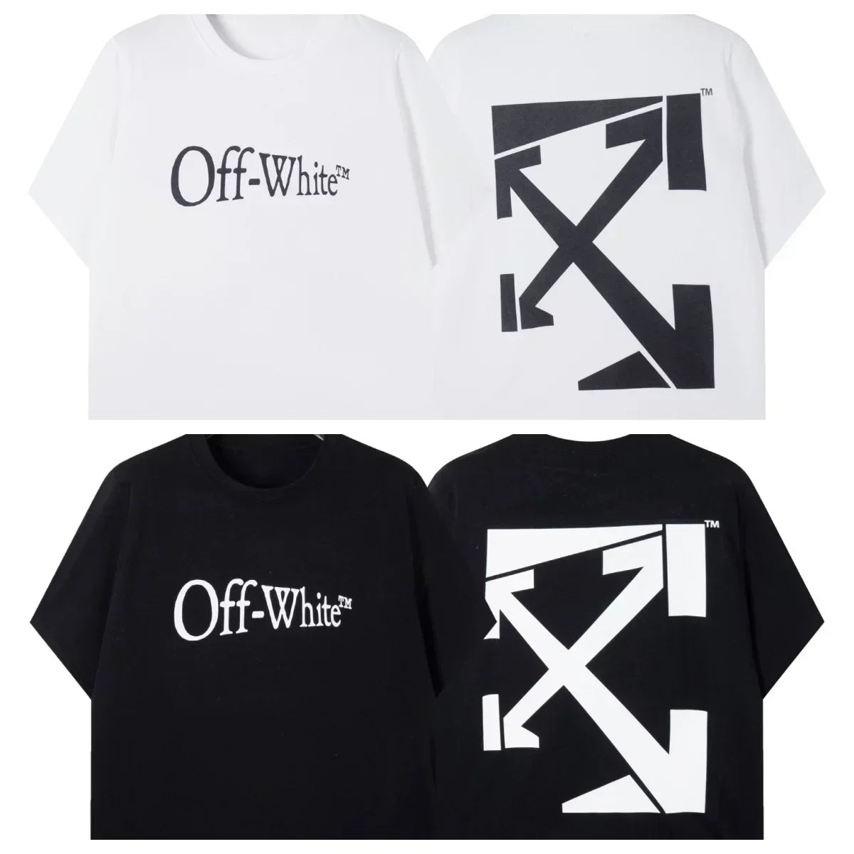 Off-White Classic Arrow Cross Logo Short Sleeve T-Shirt