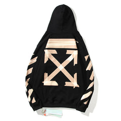 Off-White Black Packing Tape Arrow Hoodie