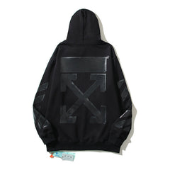 Off-White White Mona Lisa Tape Frame Hoodie