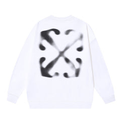 Off-White White Soft Focus Halo Arrow Crewneck Sweatshirt